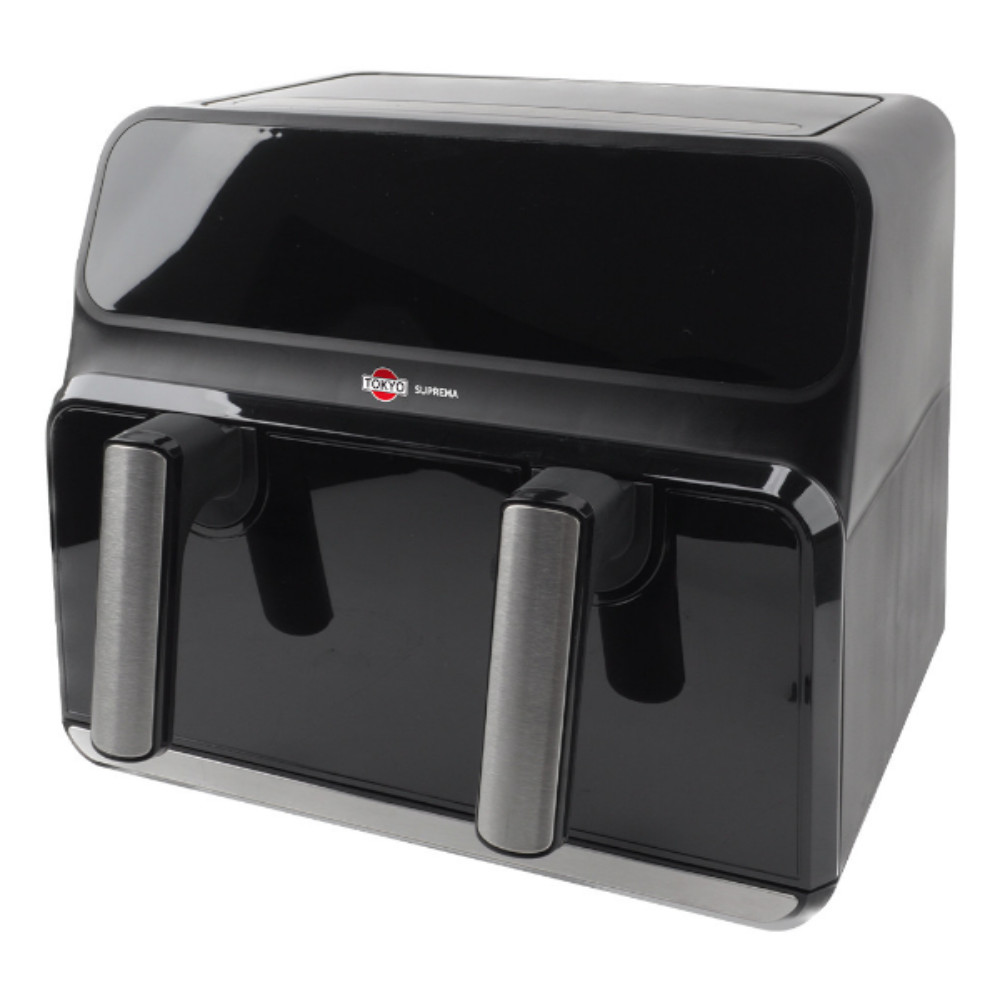 Freidora Air Fryer Tokyo Suprema de 10 litros con doble canasta New Center