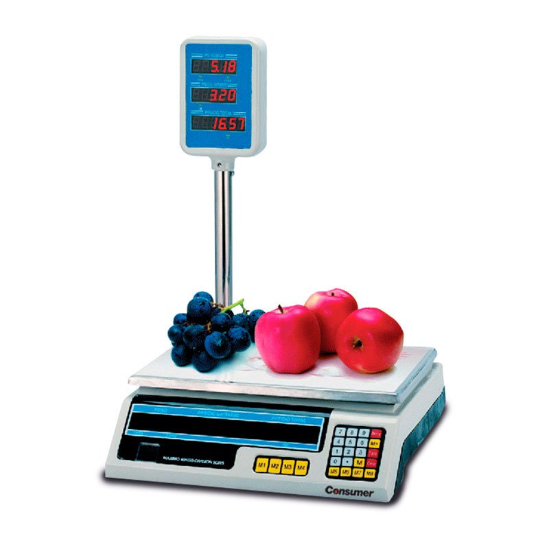 BALANZA DIGITAL CONSUMER CON TORRE 30 KG