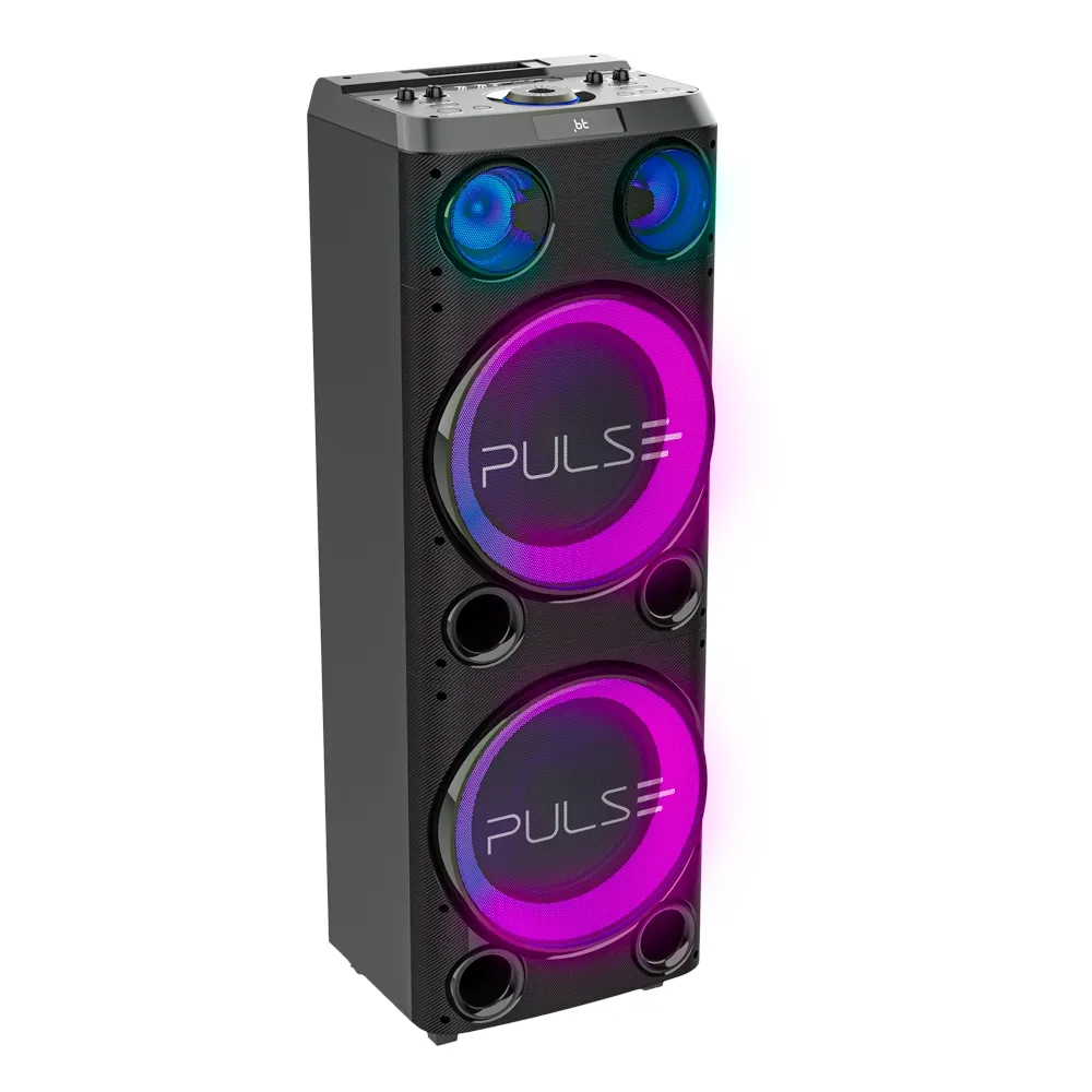 TORRE MUSICAL DOBLE PARLANTE 12" C/U - MULTILASER SP500 PULSE