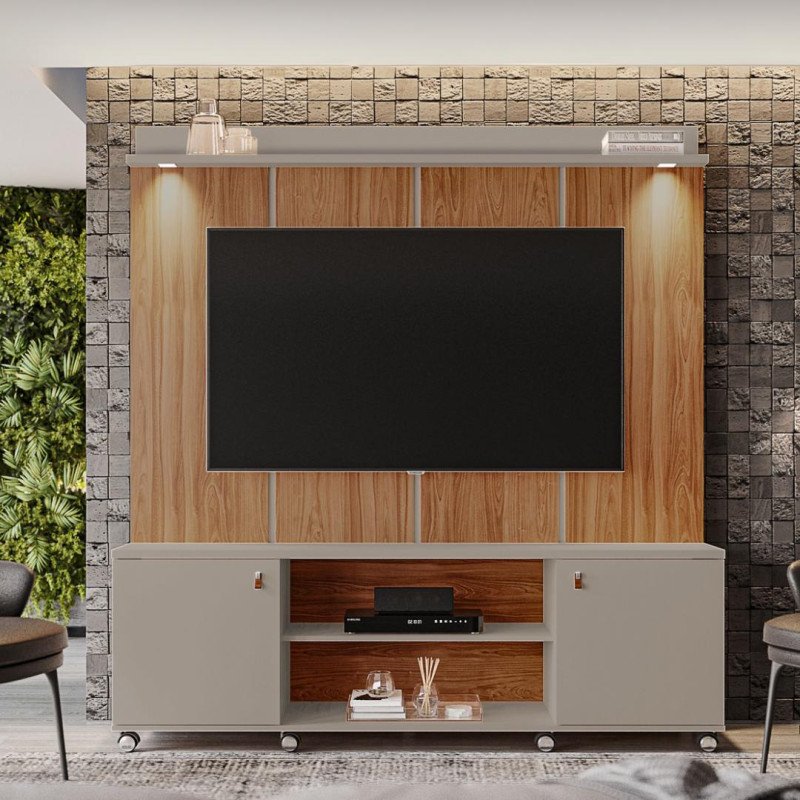 HOME THEATER MADISON Grigio Fosco/Cinamomo mel