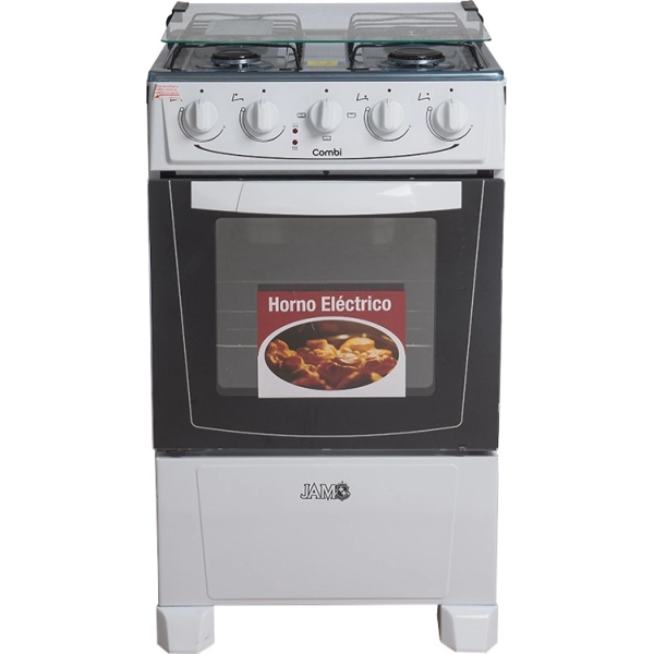 COCINA JAM COMBI CON HORNO ELECTRICO BL O NG
